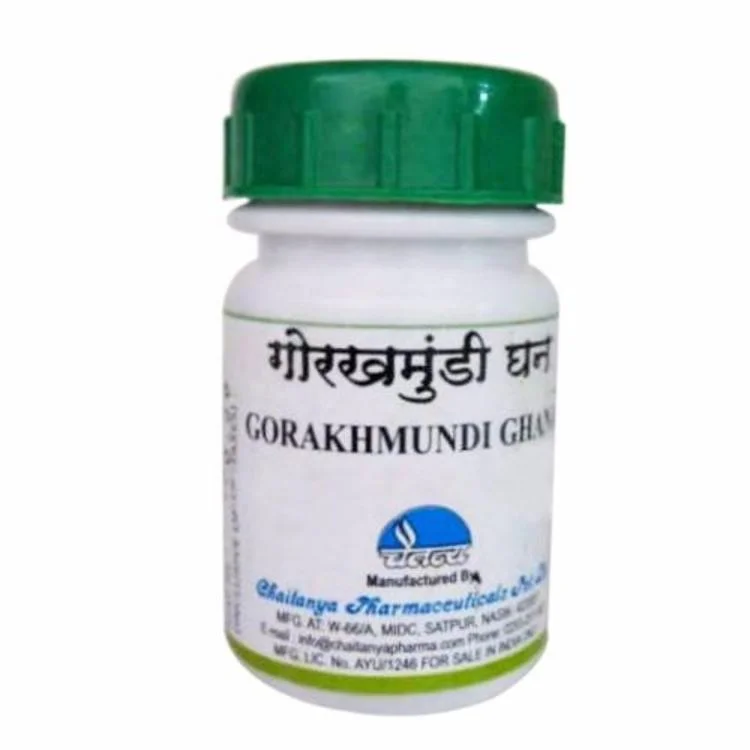 gorakhmundi ghana 60tab upto 20% off chaitanya pharmaceuticals